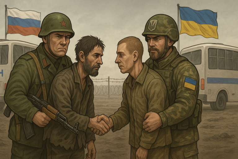 Rusia y Ucrania Intercambian más de 600 Prisioneros